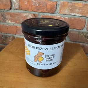 🍯 Miód z jeżynami Premium 400 g | Całe liofilizowane jeżyny 🫐